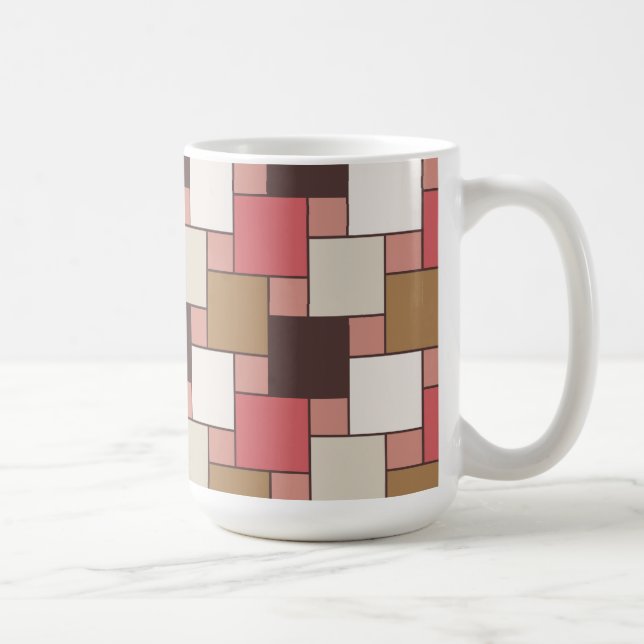 Pumpkin Spice Weave Mönster Kaffemugg (Höger)
