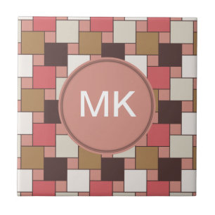 Pumpkin Spice Weave Mönster Kakelplatta