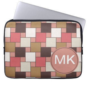 Pumpkin Spice Weave Mönster Laptop Sleeve