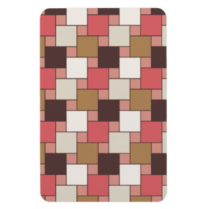 Pumpkin Spice Weave Mönster Magnet
