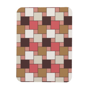 Pumpkin Spice Weave Mönster Magnet