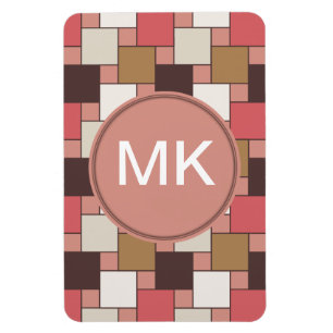 Pumpkin Spice Weave Mönster Magnet