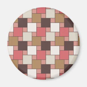 Pumpkin Spice Weave Mönster Magnet