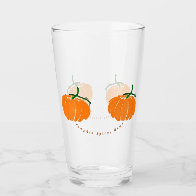 Pumpkin Spice, Yum! Glaskopp (Framsida)