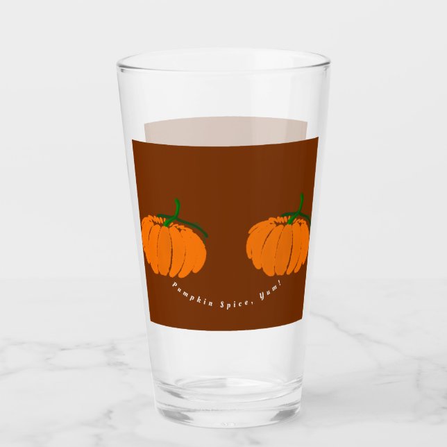 Pumpkin Spice, Yum! Glaskopp (Framsida)