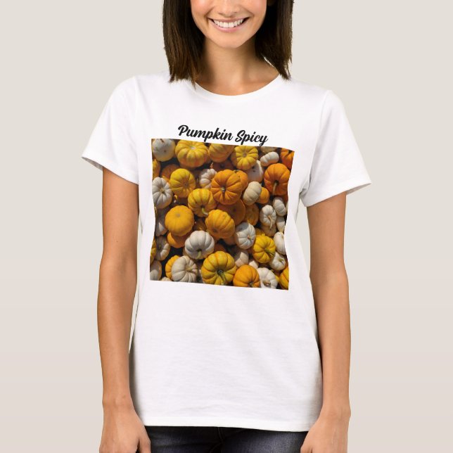 Pumpkin Spicy T Shirt (Framsida)