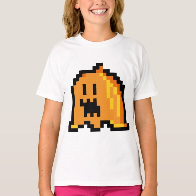 Pumpkin-spökflickans t-shirt (Framsida)