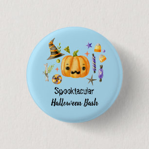 Pumpkin Spooktacular Halloween Bash Party Blue Knapp