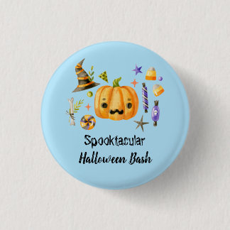 Pumpkin Spooktacular Halloween Bash Party Blue Knapp