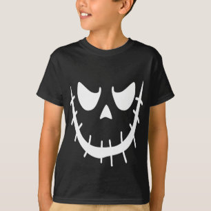 Pumpkin Spooky Roligt Creepy Jack o lantern Ansikt T Shirt