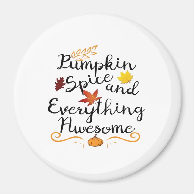 Pumpkin spp. och allt är bra - Halloween C Magnet (Framsidan)