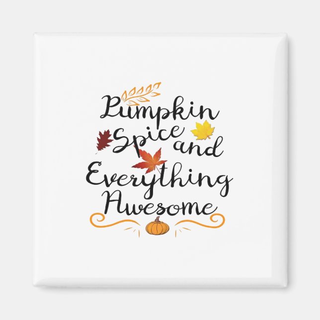 Pumpkin spp. och allt är bra - Halloween C Magnet (Framsidan)