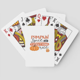 Pumpkin Spump och allt fint fall hösten Casinokort