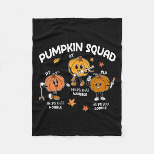 Pumpkin Squad Ot Slp Pt Team Thanksgiving Tal P Fleecefilt