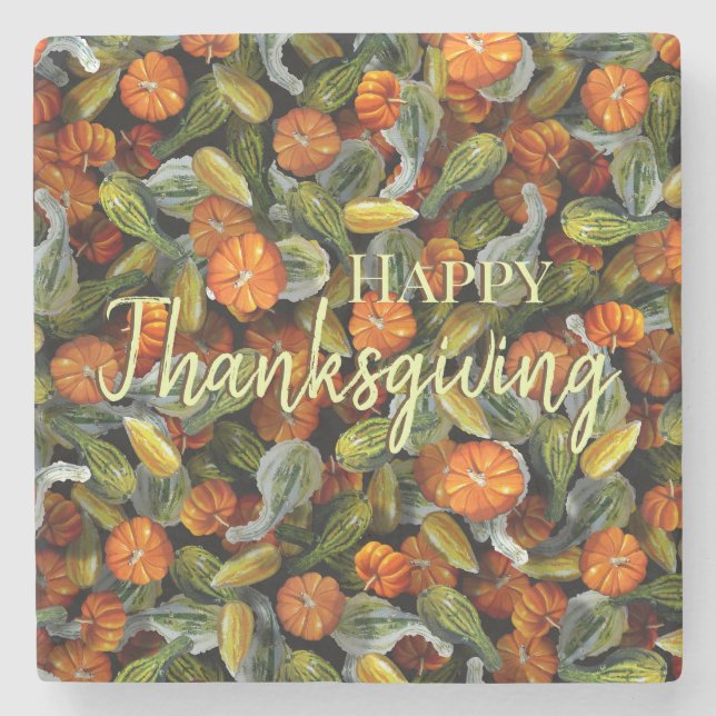 Pumpkin, Squash Autumn Harvest Underlägg (Framsidan)