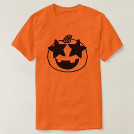 Pumpkin Star Ögon Emoji gulleopisera halloween-gru T Shirt