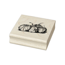 Pumpkin still Life, Original Teckning Stämpel