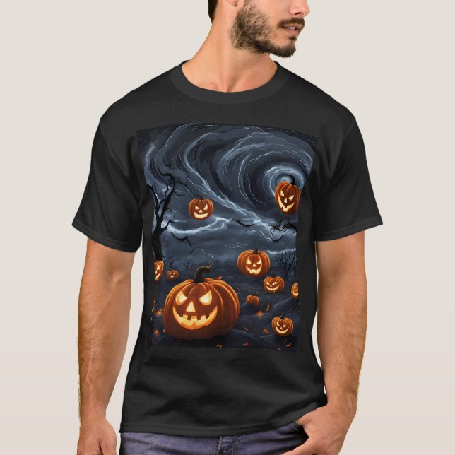 Pumpkin-storm T Shirt (Framsida)