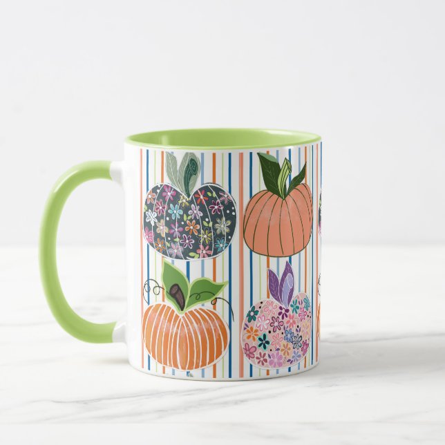 Pumpkin stripe mugg (Vänster)