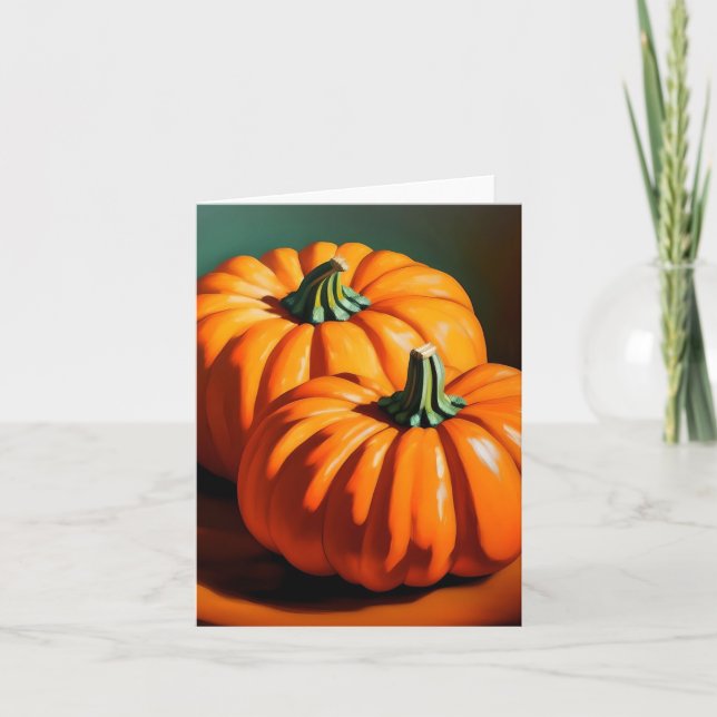 Pumpkin Study - AI - B Kort (Framsida)