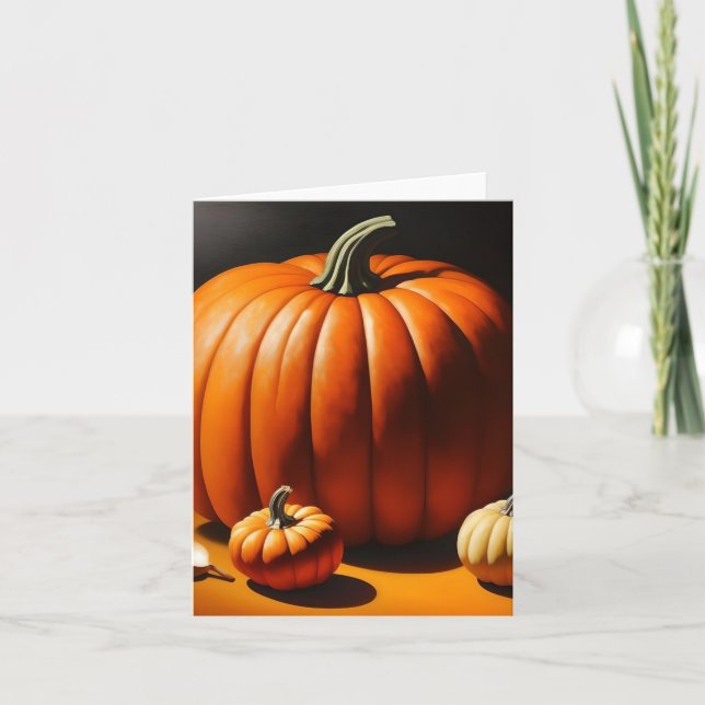Pumpkin Study - AI - E Kort (Framsida)