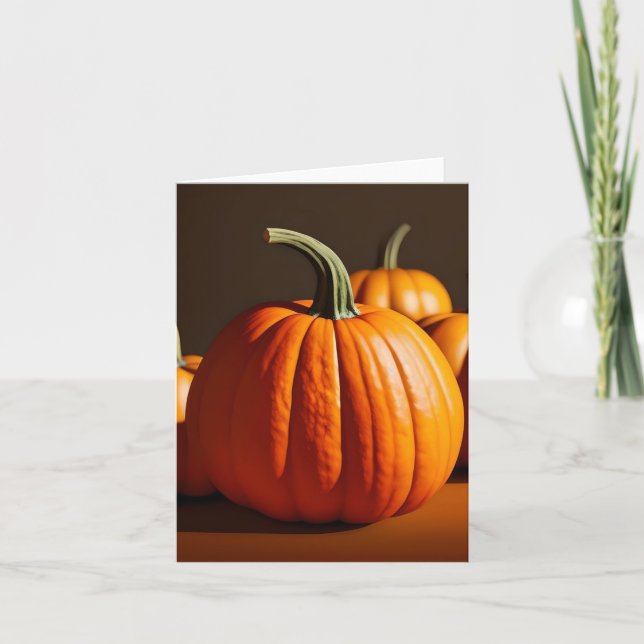 Pumpkin Study - AI - K Kort (Framsida)