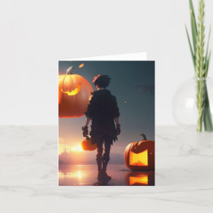 Pumpkin Study - Anime - AI - F Helgkort