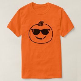 Pumpkin Sunglasses Emoji halloween group costume T Shirt