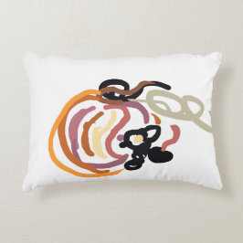 Pumpkin Sunset Autumn cute Prydnadskudde