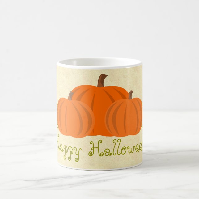 Pumpkin Swirls Halloween Mugg (Center)