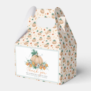 Pumpkin Tack Baby Shower för Blommigt för kute-fac Presentaskar
