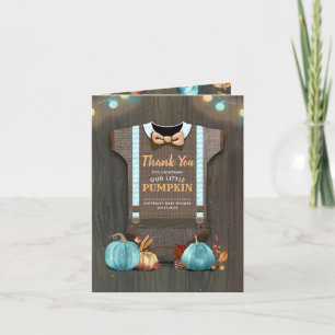 Pumpkin-Tack för Rustic Fall Tack Kort