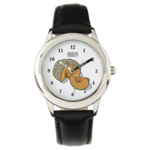 Pumpkin-tecknad illustration armbandsur
