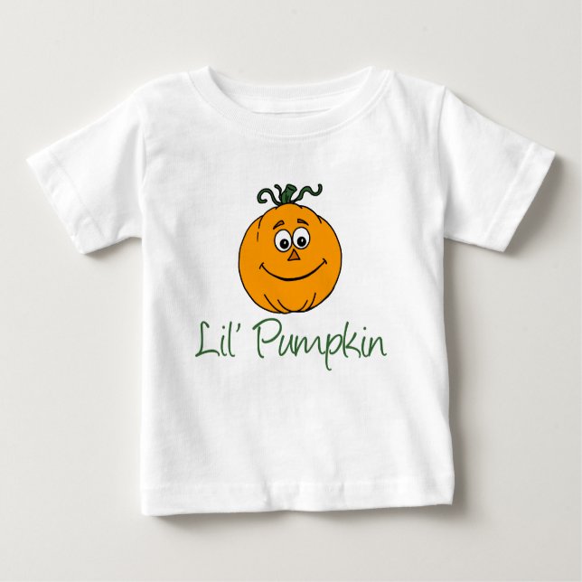 Pumpkin Tecknad Pumpkin för Baby T-shirt (Framsida)