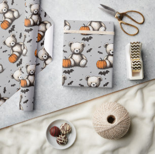 Pumpkin Teddy Baby Shower Presentpapper