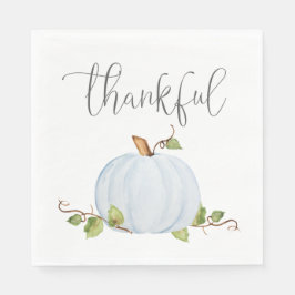Pumpkin Thankful fullt storlek luncheon napkin Pappersservett