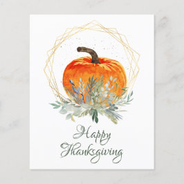 Pumpkin-Thanksgiving för budgeterad Elegant