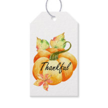 Pumpkin-Thanksgiving för tacksam vattenfärg