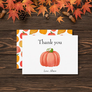Pumpkin-Thanksgiving Mysigt Tack Kort