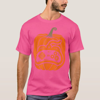 Pumpkin Thanksgiving-spel för videospelsstyrenhet T Shirt