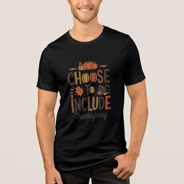 Pumpkin-Thned-Thanksgiving: Välj att inkludera T Shirt (Framsida)