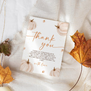 Pumpkin Thorn Birthday Tack-kort Inbjudningar