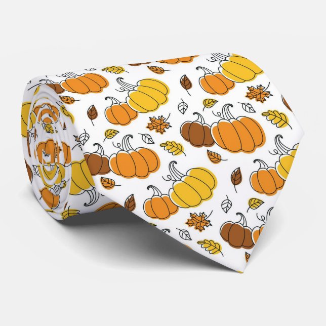 Pumpkin Tie Slips (Rullad)