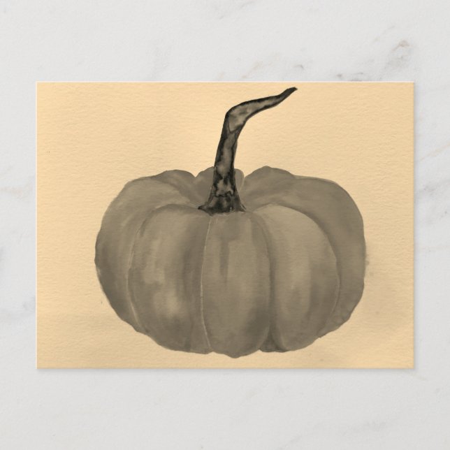 Pumpkin Time Vykort (Framsida)