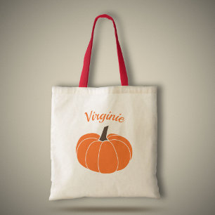 Pumpkin Tote Bag Tygkasse