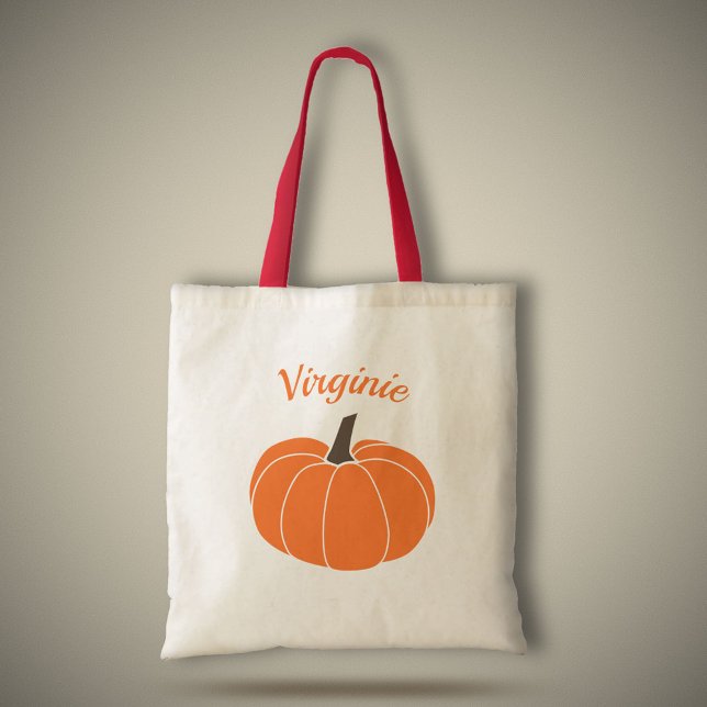 Pumpkin Tote Bag Tygkasse (Pumpkin Tote Bag)