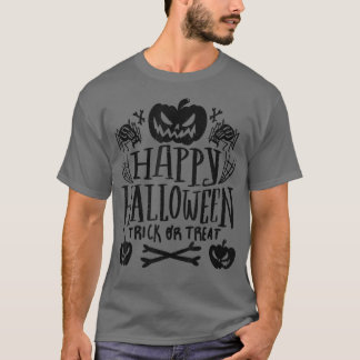 Pumpkin Trick eller TR för happy halloween Jack o  T Shirt