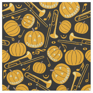 Pumpkin Trombone Musik noter Tyg