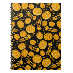 Pumpkin Trumpet Musik noter bärbar dator Anteckningsbok