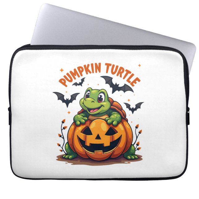 Pumpkin Turtle Laptop Fodral (Framsidan)